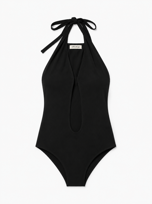 Aurelia Sculpted Halter Bodysuit