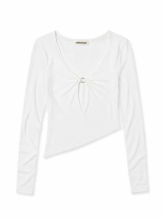 Lace Heart V-Neck Bodysuit