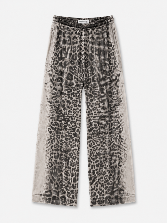 Wild Mirage Leopard Wide-Leg Pants