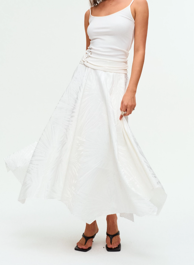 Riviera Jacquard Circle Skirt