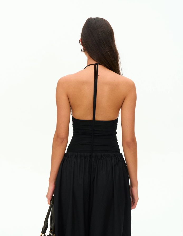 Aurelia Sculpted Halter Bodysuit