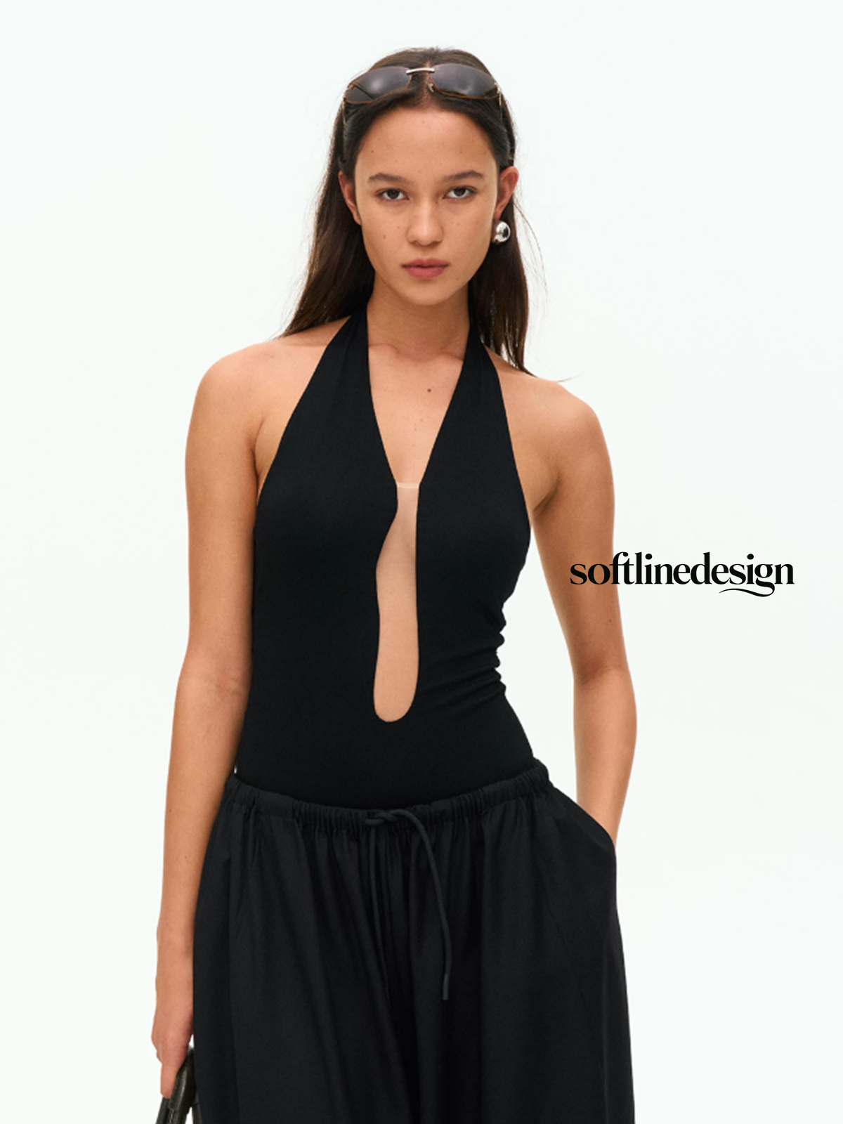 Aurelia Sculpted Halter Bodysuit