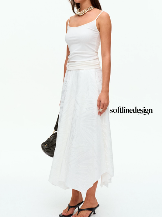 Riviera Jacquard Circle Skirt