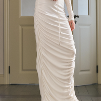 Willow Wool Pleated Skirt