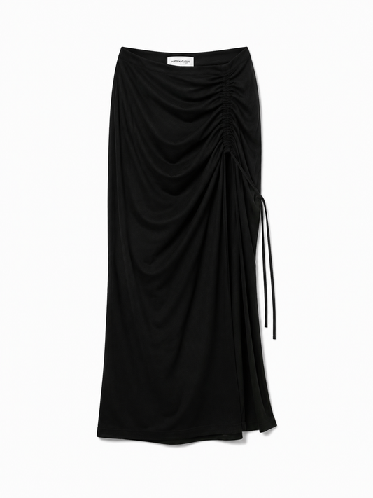 Muse High-Slit Midi Skirt