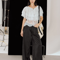Jacquard Flow Drawstring Pants