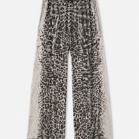 Wild Mirage Leopard Wide-Leg Pants
