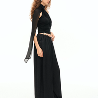 Elysian Ribbon One-Shoulder Bandeau Top