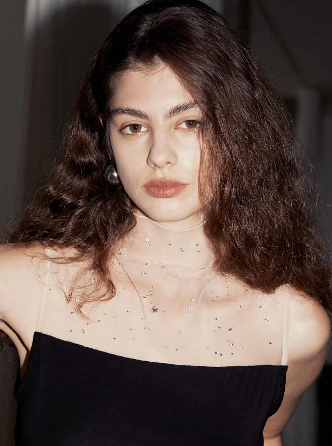 Stardust Mesh Panel Tank Top