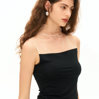 Stardust Mesh Panel Tank Top