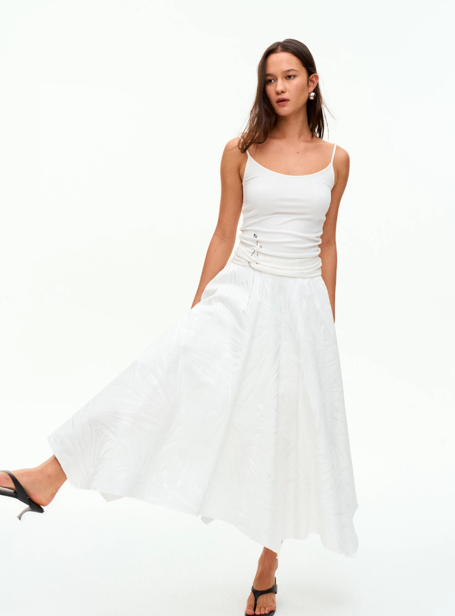 Riviera Jacquard Circle Skirt