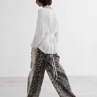 Wild Mirage Leopard Wide-Leg Pants