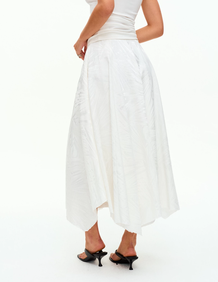 Riviera Jacquard Circle Skirt