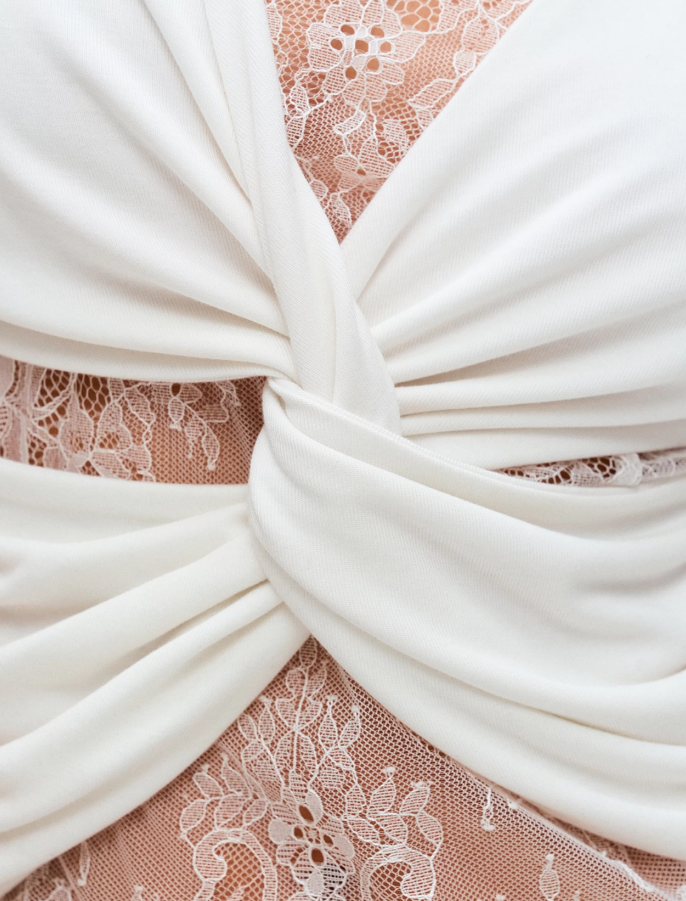 Rosalie Crossline Lace Top