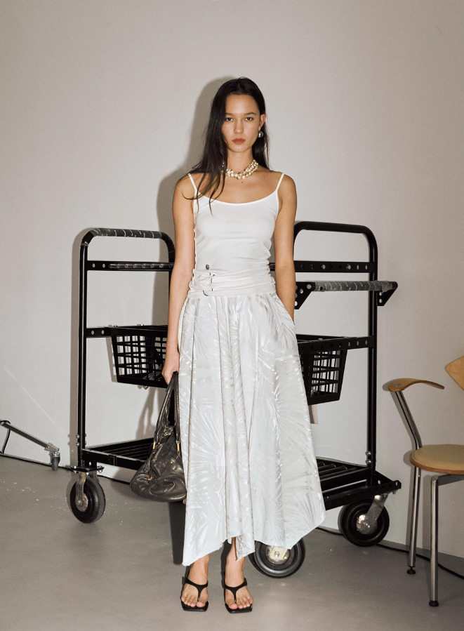 Riviera Jacquard Circle Skirt