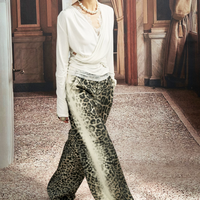Wild Mirage Leopard Wide-Leg Pants