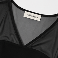 Balance One-Sleeve V-Neck Top