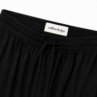 Noir Eclipse Slit Midi Skirt